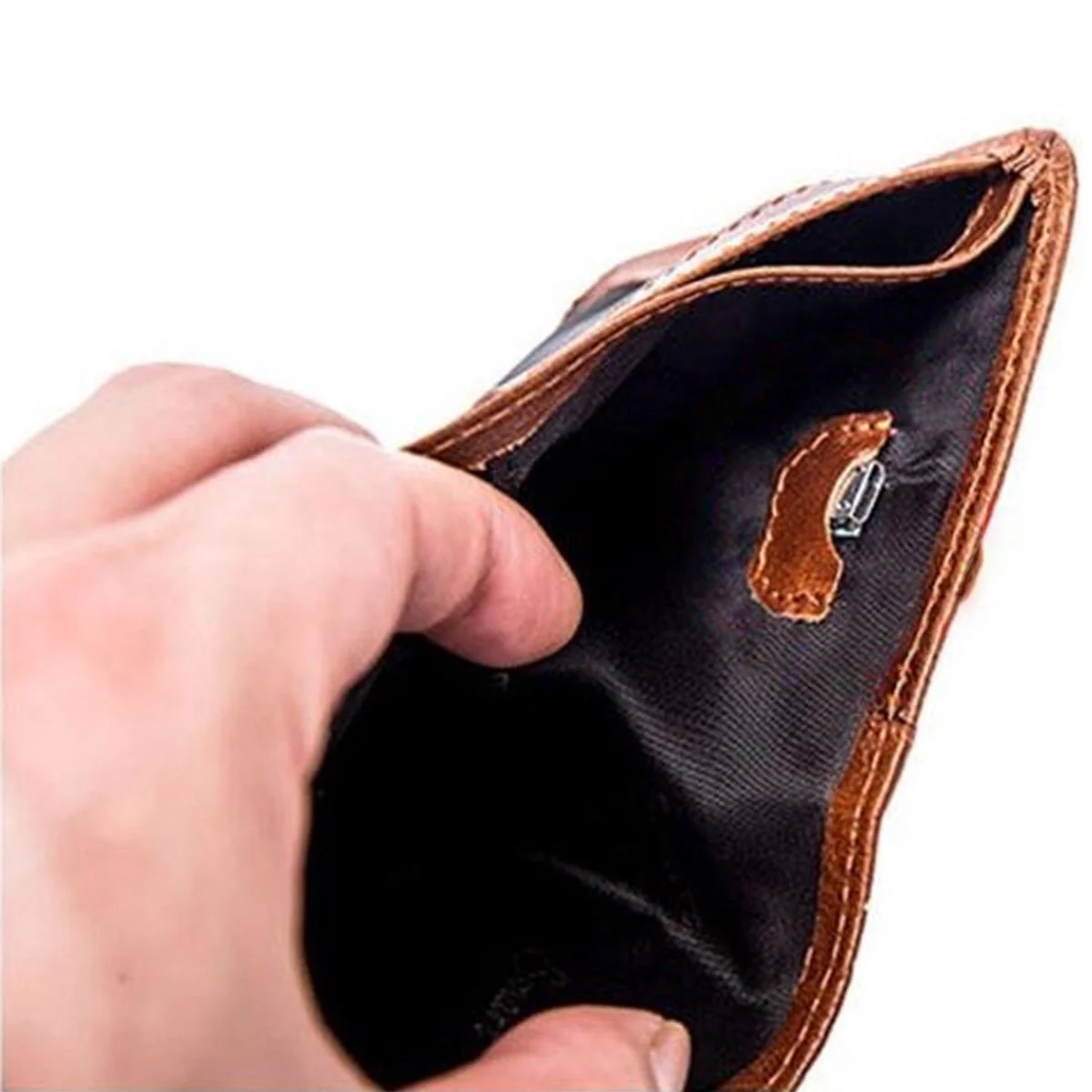 Smart Wallet Soft Leather Bluetooth Tracker - Image 10
